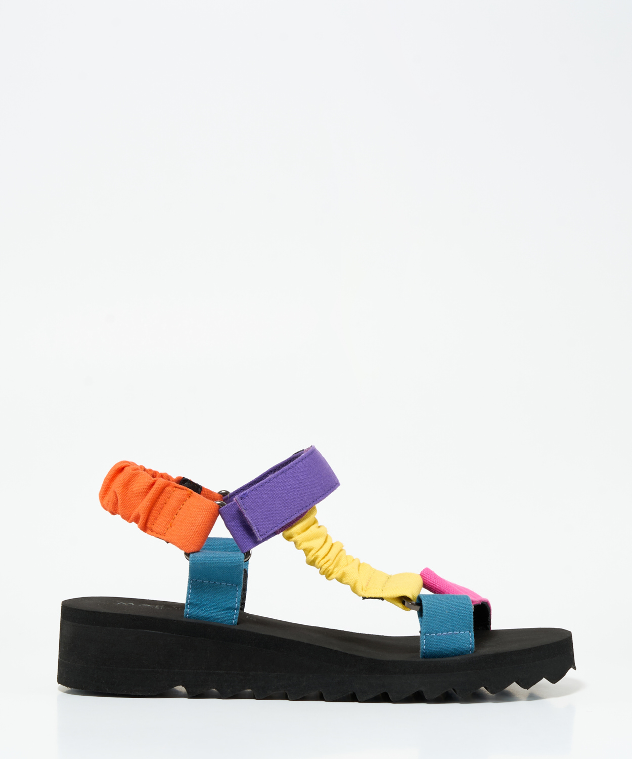 Sandália de velcro multicolorida image number null